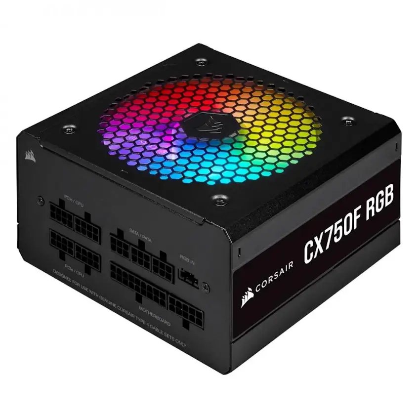 Montaje Corsair PSU CX750F RGB